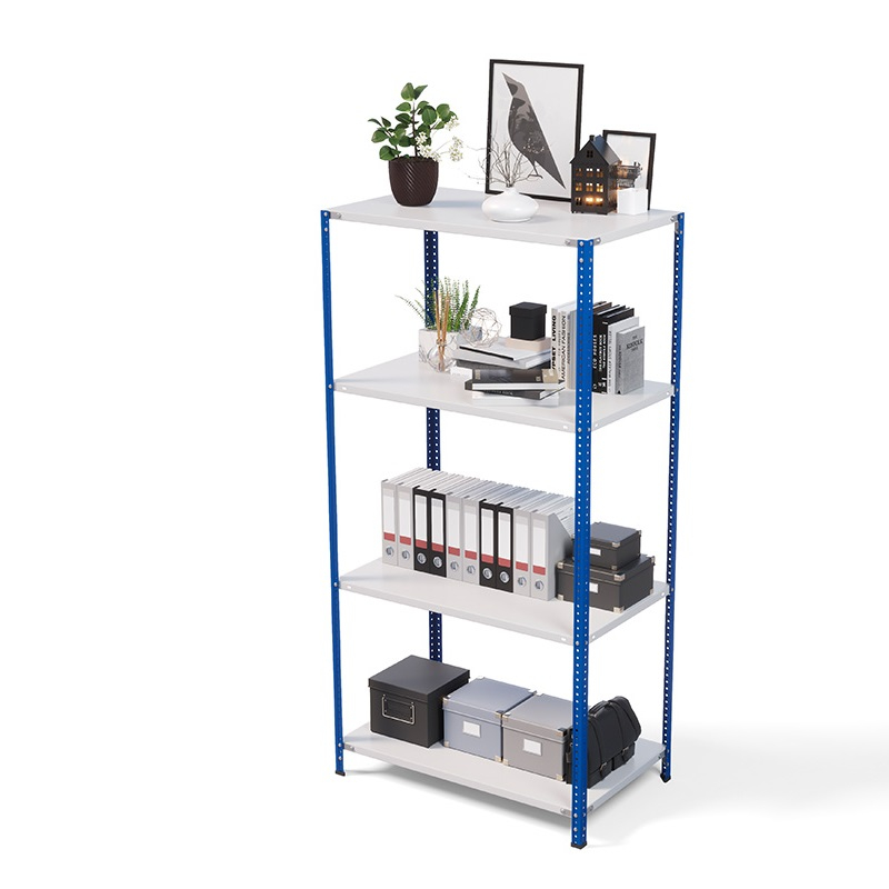 Стеллаж ТС Лайт 2000х1000х600, 4 полки, синие стойки