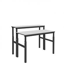 Стол рабочий двухуровневый СРД-1200х500