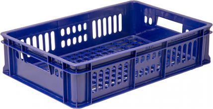 Ящик перфорированный 600x400x150 (синий)