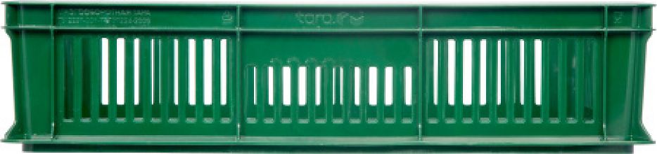 Ящик 600х400х140 мм дно сплош.стенки перф.с ручками