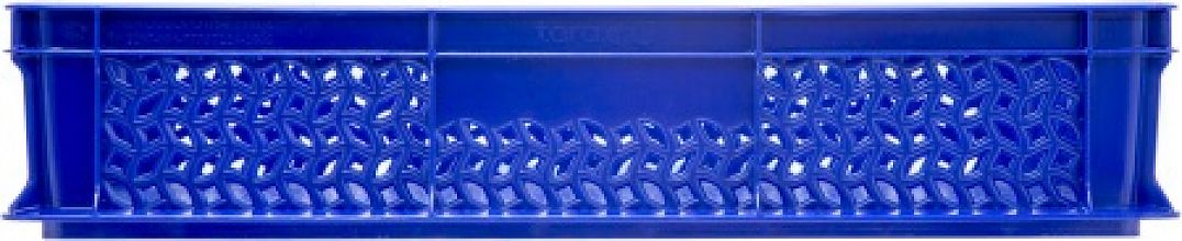 Ящик 600х400х120 мм перфорированный, с ручками