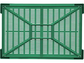 Ящик перфорированный 600x400x135 (зеленый)