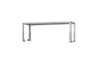 Полка-надстройка настольная ПННн - 1800x300x400 Norma Inox, нерж., 1 уровень