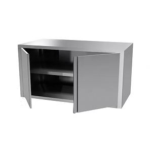 Полки технологические настенные закрытые двери распашные