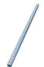 Роликовая планка для гравитационного стеллажа 4 м