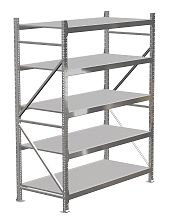 Стеллаж MS Pro 2000х1800х600, 5 ярусов, оц.