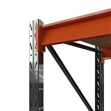 Стеллаж металлический Оптима, 2500x2500x785 мм. Ярусы: 3 шт. фанера