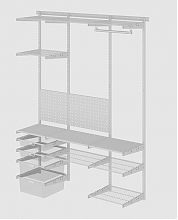 Гардеробная система Практик Home. Дача №1
