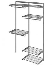 Гардеробная система Практик Home Optima G120 графит