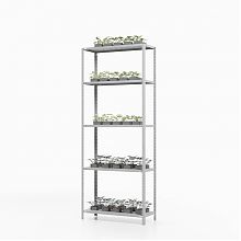 Стеллаж ТС Лайт 1500х1000х300, 5 полок перф.