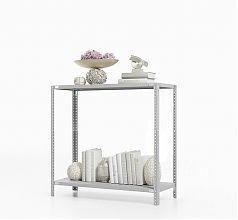 Стеллаж ТС Лайт 500х700х400, 2 полки