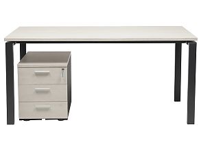 Стол NT 140X70 вяз натуральный/серый