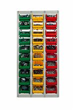 Стеллаж с направляющими стационарный CP-3, 1 основная и 2 дополнительные