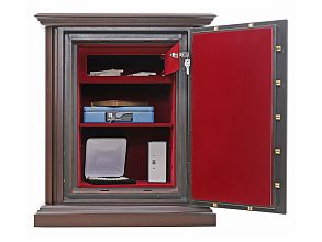 Огневзломостойкий сейф в дереве VALBERG Гарант Евро 67Т Д (дуб)