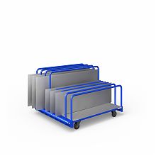 Стеллаж на колесах для перевозки листового материала СМК-1200х1300