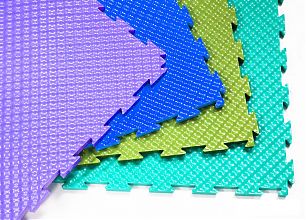 Тактильная плитка для слабовидящих, диагональный риф (500x500, ПВХ)