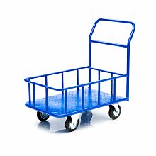 Тележка платформенная КПБ-300-150-И , с бортом, 600х900мм
