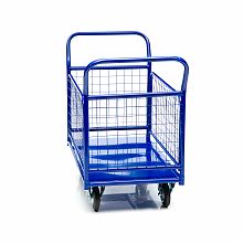 Тележка платформенная КПО-500С-160-К , с бортами, 600х1150мм