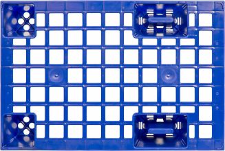 Паллет 600х400х130 перфорированный на ножках (TR 400)