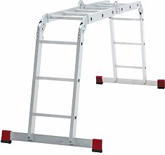 Лестница-трансформер алюминиевая, ширина 400 мм NV 1323.5