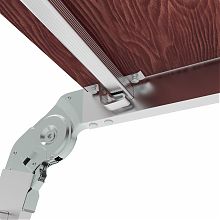 Лестница-трансформер алюминиевая с помостом, ширина 340 мм NV1330.3