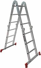 Лестница-трансформер алюминиевая, ширина 400 мм NV2322.5