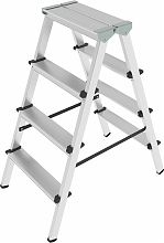 Стремянка алюминиевая двухсторонняя NV1120.4