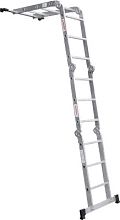 Лестница-трансформер алюминиевая, ширина 400 мм NV1322.4.5