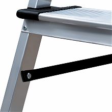 Стремянка алюминиевая со ступенями 130 мм NV1117.6