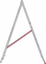 Лестница алюминиевая двухсекционная многофункциональная NV2220.14