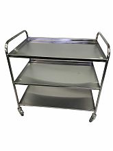 Ванна моечная односекционная цельнотянутая ВМЦ 500/1 Нержавеющий каркас (полка с отверствием под смеситель)