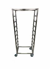 Ванна моечная двухсекционная цельнотянутая ВМЦ 600/2 Нержавеющий каркас (полка с отверствием под смеситель)