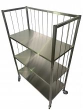 Ванна моечная односекционная сварная ВМС 530/1 (полка с отверствием под смеситель)