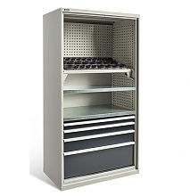 Шкаф ВС-055 с дверьми окнами (без наполнения)