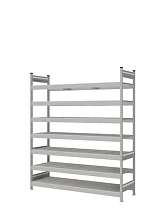 Стеллаж СТ-023 полочный 2200x1800x600 7 яруса окрашен