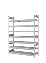 Стеллаж СТ-023 полочный 2500x1800x600 7 яруса цинк