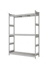 Стеллаж СТ-023 полочный 2700x1800x600 3 яруса окрашен