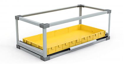 Каркасный модуль боковой высокий, низкий борт (КМБВ-НБ)