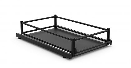 Стеллажный модуль усиленный широкий, низкий борт (СМУШ-НБ)