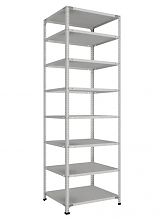 Стеллаж СТ-011 полочный 2200x700x600 8 ярусов, нагрузка на полку 100
