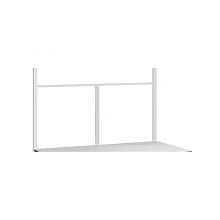 Средняя стойка для крепления 1/2 опций к столам 1800мм светло-серый