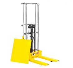 Штабелер гидравлический PJ4150 (400 кг; 1,5 м; с вилами и площадкой) SMARTLIFT